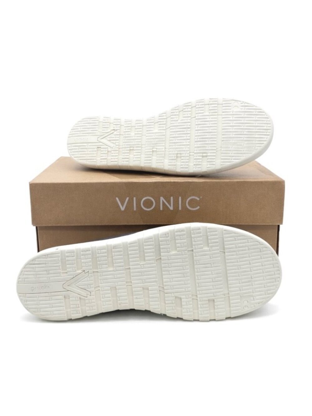 VIONIC Uptown Willa Black Leather Slip On Sneakers Womens 9.5 WIDE Arch Support - Picture 13 of 14